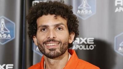 It will take Omar Samra three minutes to leave Earth’s atmosphere, travelling at three times the speed of sound. Courtsey Omar Samra