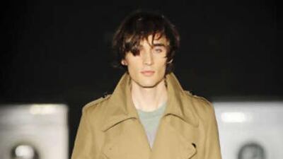 Coats including this Kris Van Assche trench are popular with Colette's male clientele this winter.