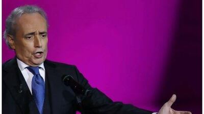 The Spanish tenor José Carreras will perform on February 1 at the Royal Opera House Muscat. Luca Bruno / AP Photo