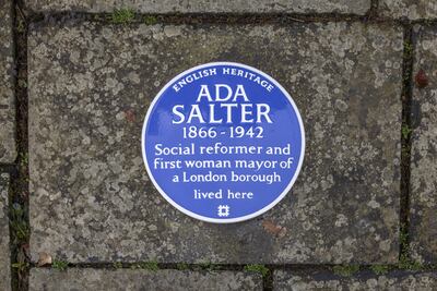 Ada Salter, social reformer and London's first female mayor, became Britain's first female Labour mayor when she became mayor of Bermondsey in 1922. Photo: English Heritage
