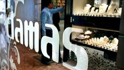 A Damas jewellery store in the Gold Souk area of Dubai.
