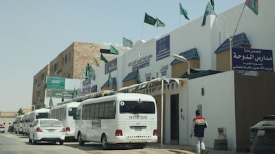 Parents across Riyadh received emails from schools on September 27 announcing remote learning for a week. AFP