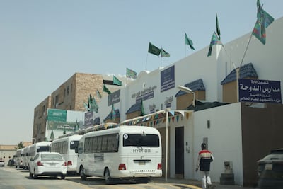 Schools in Riyadh have been ordered to switch to remote learning for a week. AFP