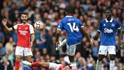 William Saliba - 7. Coped well with Beto and was calm, assured and in control all game. Although should take a mark off for his play acting on the stroke of half-time. AFP
