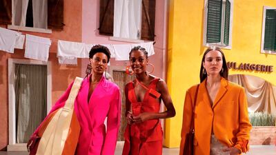 The Jacquemus autumn/winter show in Paris on February 25, 2019. AFP