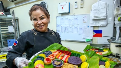 Chef Veron Ramos, aka Queen Saba, owner and founder of Queen Saba Cafeteria, home of comforting Filipino food and desserts. All photos: Victor Besa / The National