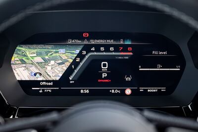 The A3’s adaptive cruise control assists with both longitudinal and lateral control. Photo: Audi