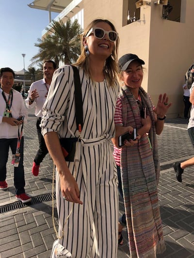 Tennis star Maria Sharapova. Courtesy Seven Media