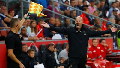 Despite winning it was not a completely relaxing night for Zidane. Reuters