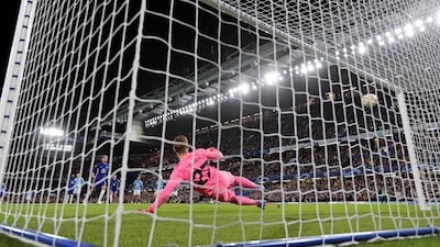 Jorginho - 8: Went down in box after 15 minutes claiming penalty – but rightly turned down. Drilled home from spot minutes later, anyway, after Lukaku was hacked down in box. Second penalty dispatched just as confidently early in second half. AFP