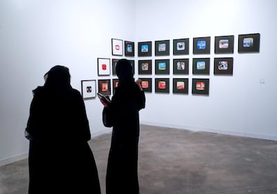 The Athr exhibition at Warehouse421 in Abu Dhabi is based on Omar Saif Ghobash’s ‘Letters to a Young Muslim’ Pictures Victor Besa / The National