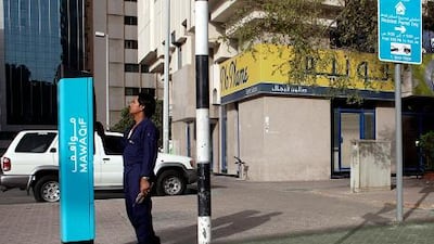 The Department of Transport's parking scheme has begun a goodwill campaign called Mawaqif in our Lives to win the hearts of Abu Dhabi residents. Sammy Dallal / The National