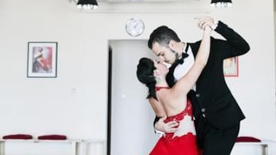 Dance instructors Julian Vilardo and Daniela Barria from Tango-OK in Dubai. Lee Hoagland/The National