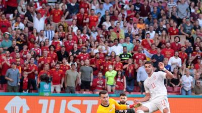 Ferran Torres makes it 3-1 to Spain.