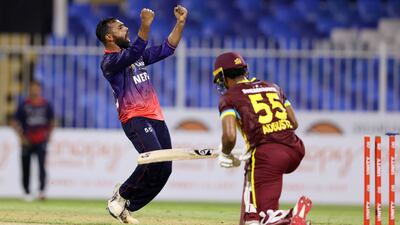 Nepal defeated West Indies in the second T20 in Sharjah to clinch the series