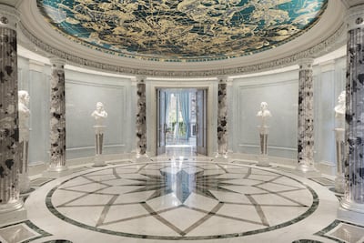 The rotunda at 1 Mayfair. The sale process is already under way and prices at 1 Mayfair start at £35 million. Photo: Caudwell