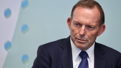 Former Australian prime minister Tony Abbott may be joining Fox Corporation subject to shareholder approval. EPA