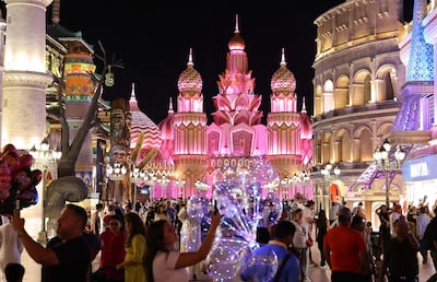 Global Village is popular with tourists and residents alike. Pawan Singh / The National