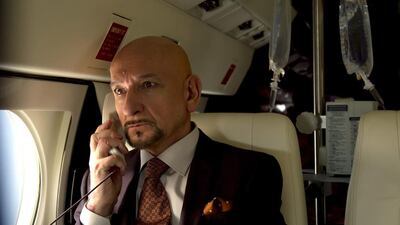Ben Kingsley as billionaire industrialist Damian Hale in Self/less. Alan Markfield / Gramercy Pictures via AP