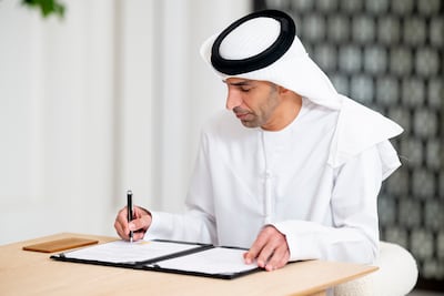 Dr Thani Al Zeyoudi, Minister of Foreign Trade, says Cepa talks with Canada are nearing conclusion. Photo: Hamad Al Kaabi / UAE Presidential Court