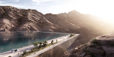 Neom's The Bow will also be home to an underwater hotel. Photo: Neom