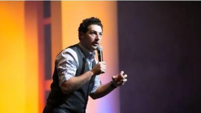 Aron Kader is part of the United Nations of Comedy troupe. Courtesy Abu Dhabi Tourism and Culture Authority