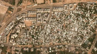 Beit Hanoun was hit by Israeli missiles. Reuters