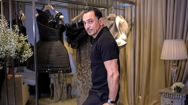 Rami Al Ali at his atelier in Dubai. Victor Besa / The National