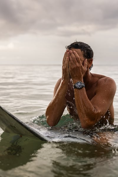 Mike Coots in the Ulysse Nardin Diver Hammerhead Shark. Photo: Ulysse Nardin