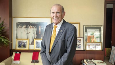 Colm McLoughin arrived from Ireland in 1983 to establish Dubai Duty Free. Antonie Robertson / The National