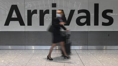 Hundreds of thousands of people who arrived from amber list countries may have defied self-isolation rules. AFP / DANIEL LEAL-OLIVAS