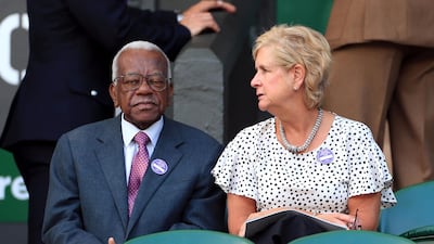 Trevor McDonald in the Royal Box. Reuters