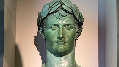 The bronze bust of Napoleon I by artist Lorenzo Bartolini. From One Louvre to Another exhibit will be open from December 21st to April 7, 2018 . Christopher Pike / The National