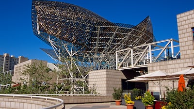 The architect designed the bronze Olympic Fish at the Olympic Park in Barcelona, Spain. Getty Images