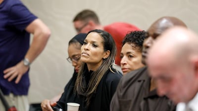 Rasheda Ali, daughter of the legendary boxer Muhammad Ali, attends the press conference of George Groves and Callum Smith at the Radisson Blu Al Salam hotel in Jeddah, Saudi Arabia. Courtesy WBSS