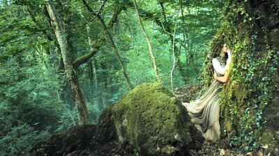 A look from the Dior autumn / winter 2020 haute couture film, 'Le Myth'. Courtesy Dior