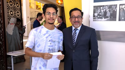 Adnan Ahmedand with his son, Salman