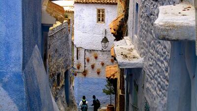 Chefchouaen is nestled in the Rif mountains. Photo by Samar Al Sayed