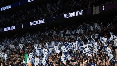 It was a packed house for Tottenham's first game. EPA