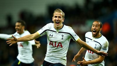 The form of striker Harry Kane, centre, has been integral to Tottenham's recent run of good form. Richard Heathcote/Getty Image