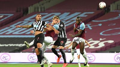 Tomas Soucek - 6: Can be so dangerous in the air. One first-half header just wide from Fredericks cross. Getty