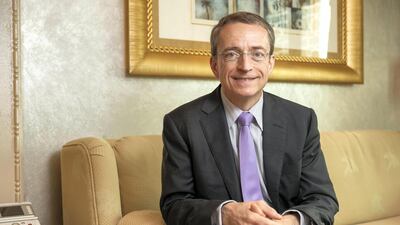 Pat Gelsinger, CEO of VMware is bullish on the California-based software company's Middle East sales in 2018. Antonie Robertson/The National