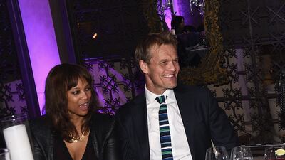 Model and TV host Tyra Banks and her former partner Erik Asla are parents to son York, who was born in 2016. After years of trying to become pregnant, the couple turned to gestational surrogacy to have a child. AFP