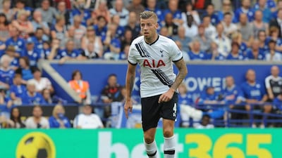 Tottenham defender Toby Alderweireld shown during a Premier League match against Leicester City in August. Rui Vieira / AP / August 22, 2015