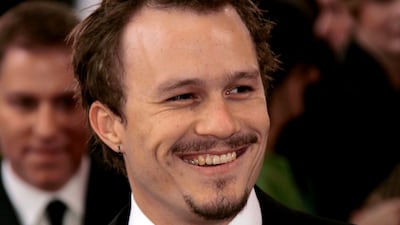 Heath Ledger pictured at the 2006 Academy Awards, where he was nominated for his role in 'Brokeback Mountain'. EPA