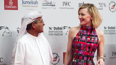 Cate Blanchett walks the red carpet. Christopher Pike / The National.