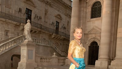 Sharon Stone is a long-time friend of the brand.