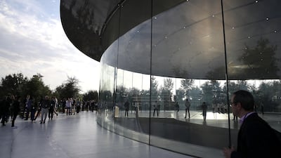 Steve Jobs theatre at Apple Park. Getty