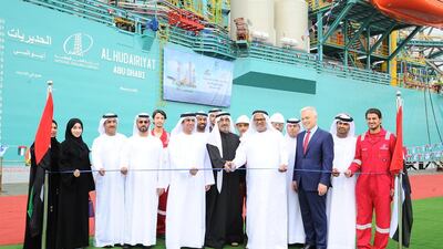 NDC, an Adnoc Group company, has inaugurated of its new jack-up rig, Al Hudairiyat, in the Hamriyah Free Zone in Sharjah. Courtesy : Adnoc