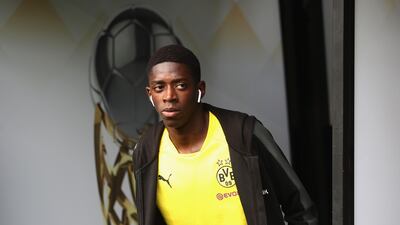 Ousmane Dembele was absent from training the day following Barcelona's transfer bid was rejected by Borussia Dortmund. Alex Grimm/Bongarts / Getty Images